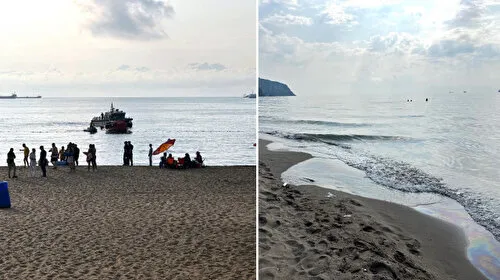 Bartın'da denizde kirlilik ve petrol kokusu: 2 gün süreyle denize girmek yasaklandı