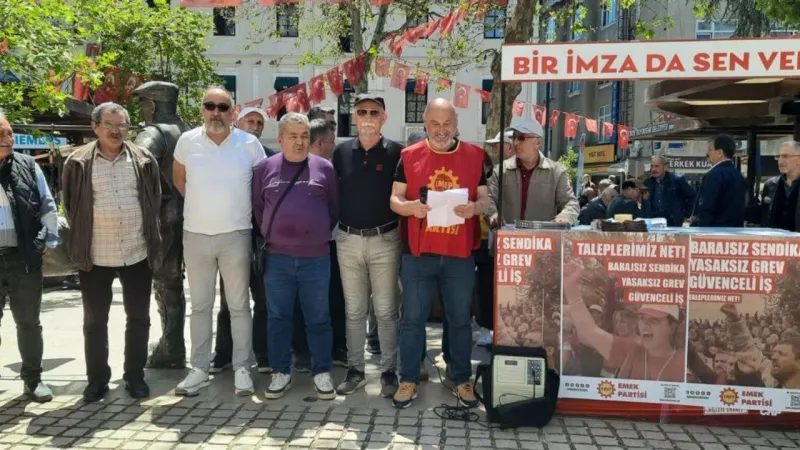 EMEP’ten “Barajsız Sendika, Yasaksız Grev, Güvenceli İş” kampanyası