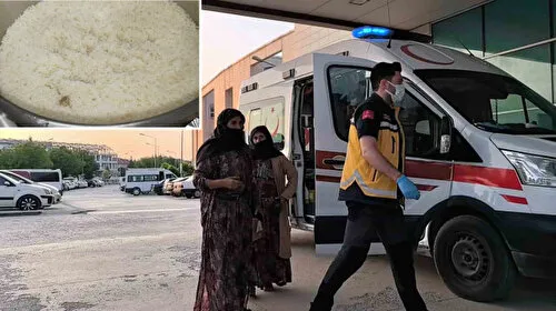 Hayırseverin dağıttığı pilavdan yiyen 40 kişi zehirlendi