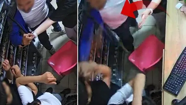 'Kemiklerinizi kırarım’ diyerek saldırdı! 2 çocuğu markette darbetti