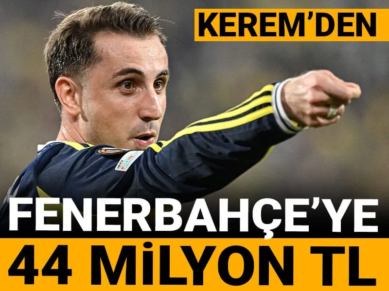 Kerem Aktürkoğlu'ndan Fenerbahçe'ye 1 milyon euro