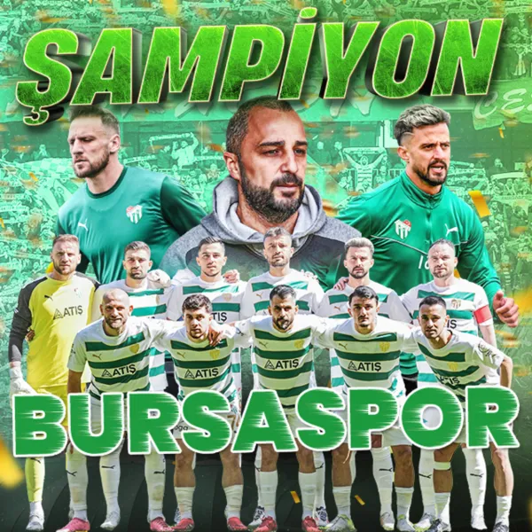 3. Lig 1. Grup'ta şampiyon Bursaspor!