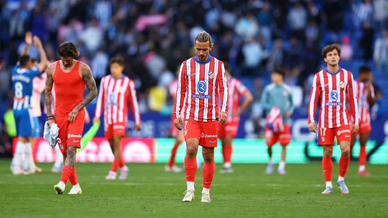 Atletico Madrid'e şampiyonluk yarışında ağır darbe