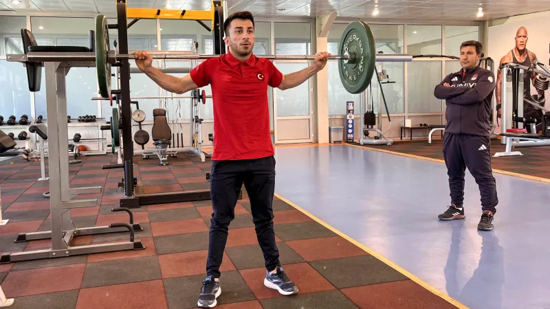Avrupa şampiyonu milli halterci Harun Algül'ün hedefi olimpiyatlar