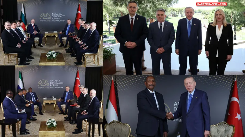 Cumhurbaşkanı Erdoğan'dan ADF'de 'diplomasi' trafiği