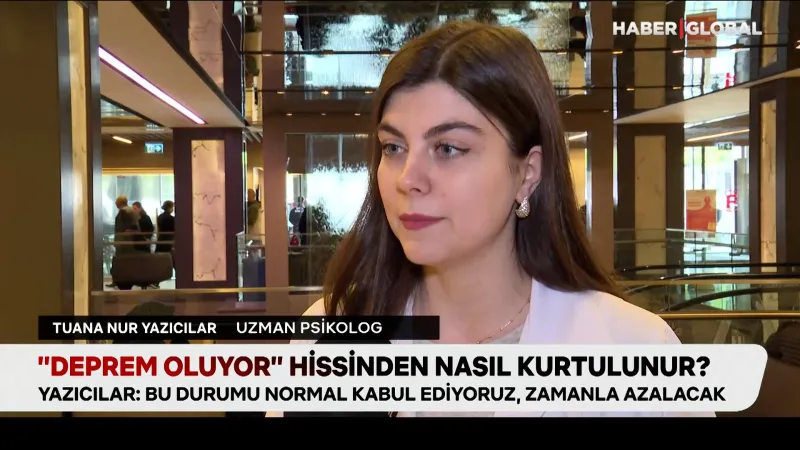 Deprem geçti sarsıntı hissi kaldı