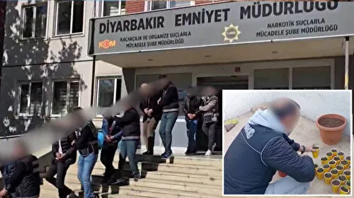 Diyarbakır merkezli 3 ilde uyuşturucu operasyou: 29 şüpheli tutuklandı
