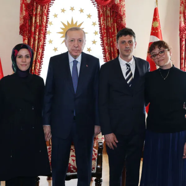 Erdoğan, Minguzzi ailesini kabul etti