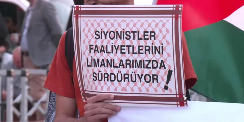 Filistin için protesto düzenleyen gençlerin AKP Ankara İl Başkanlığına yürüyüşüne izin verilmedi