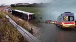 Manisa’da yolcu otobüsü şarampole yuvarlandı: 10 yaralı!