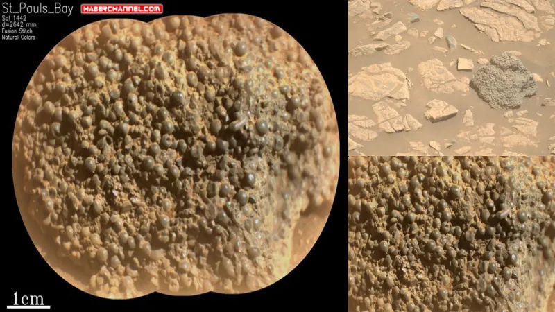 Mars'ta yeni bir kaya keşfedildi