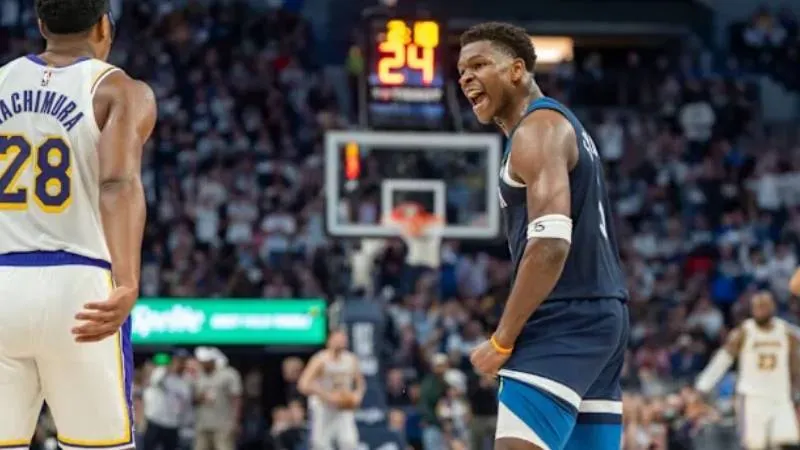 NBA Playoffs | Anthony Edwards 43 sayıyla şov yaptı, Minnesota Lakers'ı yenerek seriyi 3-1'e getirdi