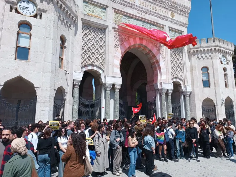 Öğrenciler Eren Üner için toplandı: Derhal serbest bırakın