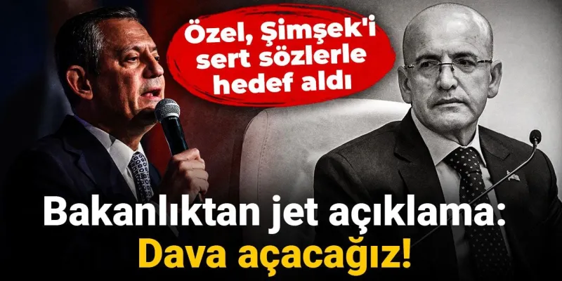 Özgür Özel 'cuntanın mali ayağı' demişti: Mehmet Şimşek dava açacak
