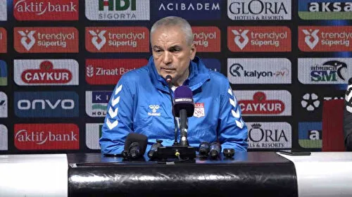 Rıza Çalımbay zorlu fikstüre dikkati çekti