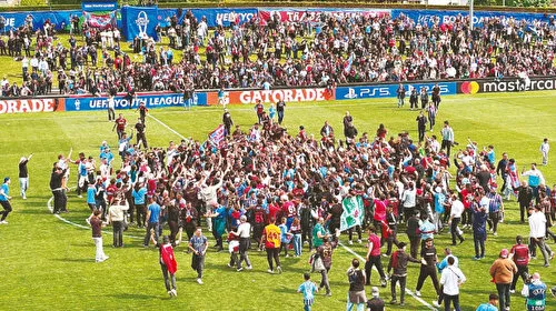Trabzonspor Avrupa'nın zirvesinde