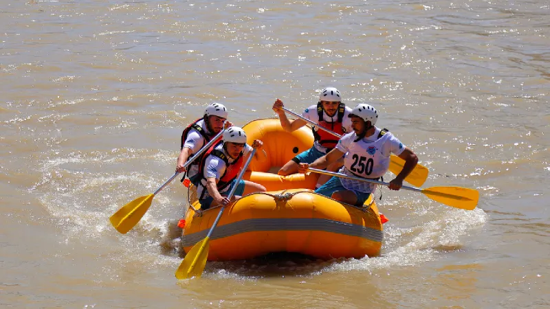 ÜNİLİG Türkiye Rafting Şampiyonası, Bayburt'ta başladı