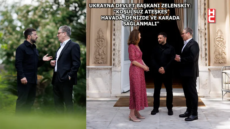 Zelenskiy, Roma'da İngiltere Başbakanı Keir Starmer ile görüştü