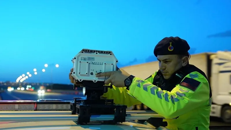 Otoyollarda yapay zeka destekli radar cihazları devrede