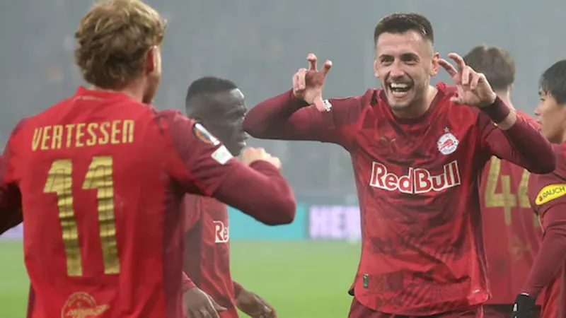 RB Salzburg Avrupa Ligi’nde ilk galibiyetini aldı!