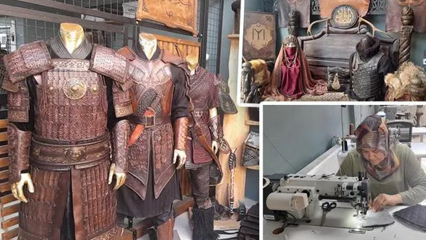 Tarihi dizi ve filmlerin kostüm ve aksesuarları Bilecik'teki bu atölyede üretiliyor | 'Tarihi bir sorumluluk da aldık'