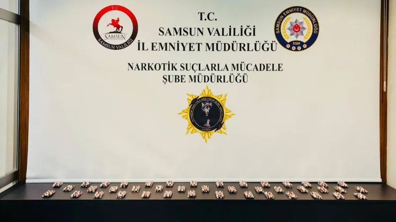Uyuşturucu operasyonunda 2 bin 300 sentetik ecza ele geçirildi