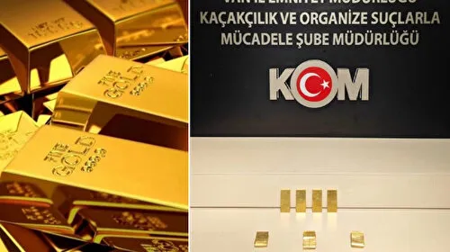 Van'da 30 milyon TL değerinde 7 kilo altın ele geçirildi